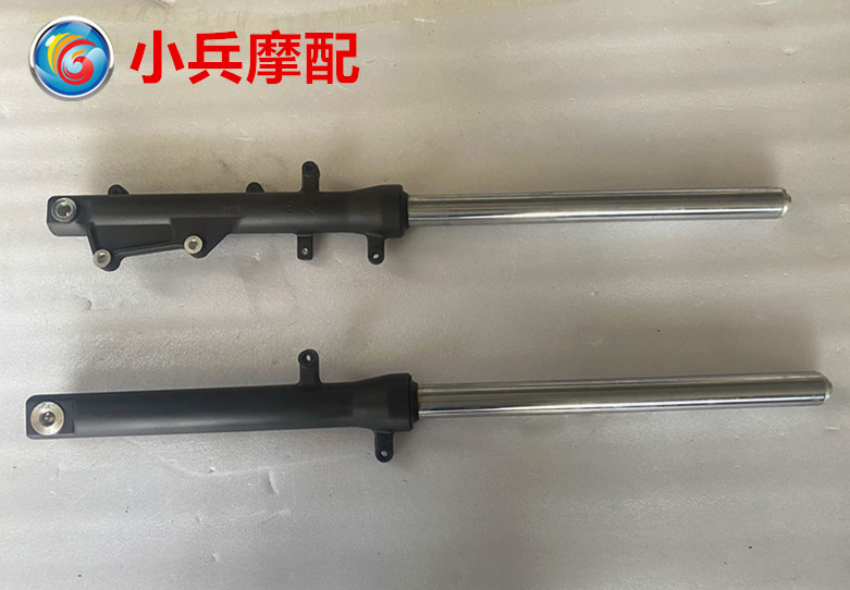 适用新大洲本田CB125X锐彪SDH125-53-53A-55前避震前减震碟刹黑色