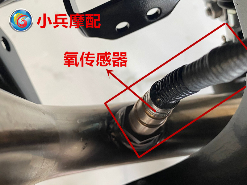 适用宝马BMW G310GS 摩托车排气管氧传感器消声器三元催化