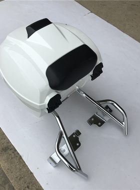 适用铃木骊驰GW250 GW250S GW250F尾箱连尾架摩托车后载物架 白色