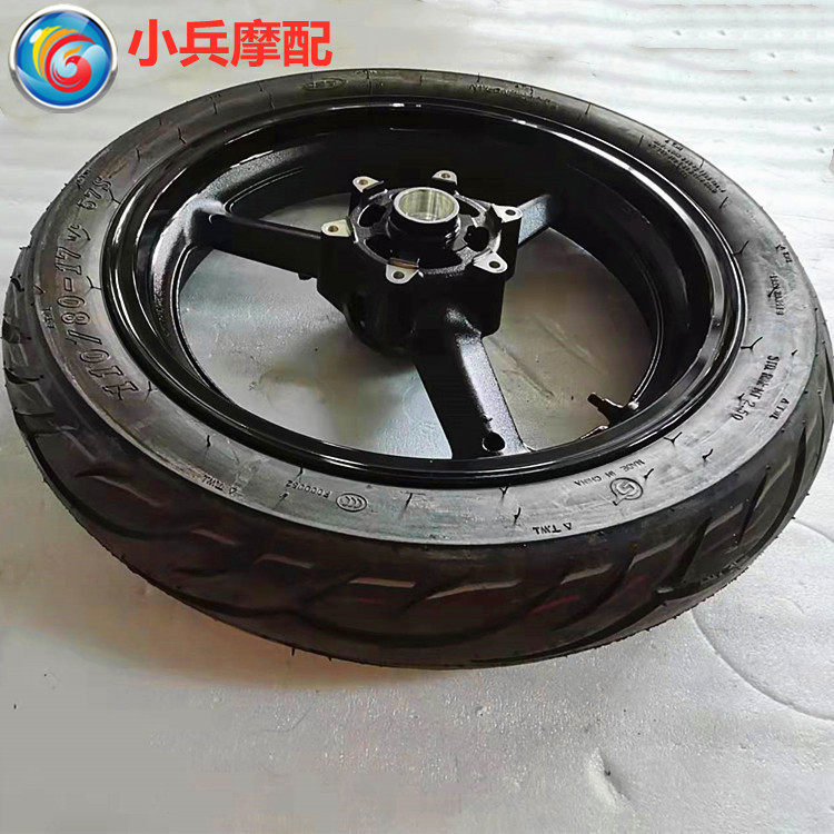 适用铃木骊驰GW250 GW250F GW250S前轮总成钢圈轮毂110/80-17轮胎