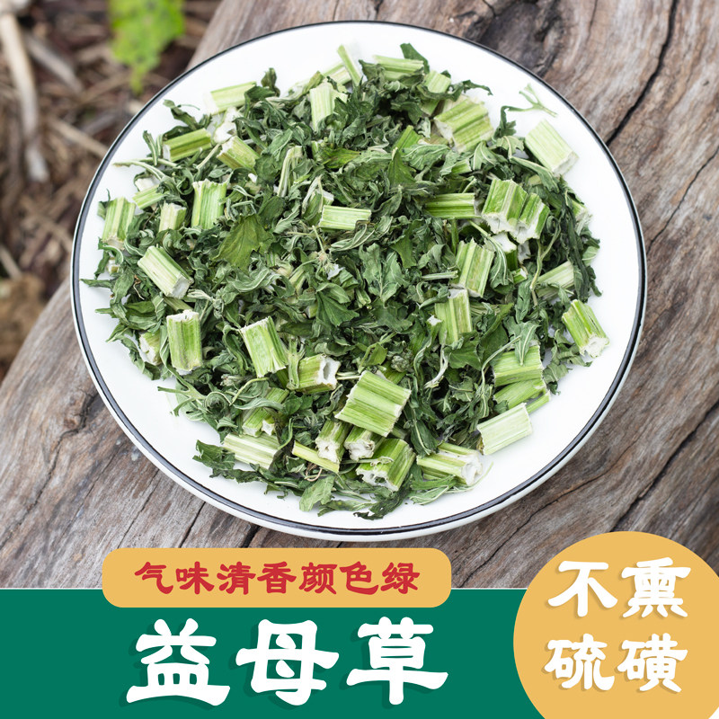 广西野生益母草新鲜调理姨妈催经
