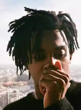 playboi carti同款脏辫假发一片式说唱hip-hop歌手发型黑人烫手工