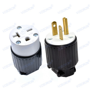 LK7620P LK5620R NEMA 6-20P美标发电机插头 20A250V可360度旋转