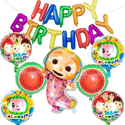 蛋糕装饰超级宝贝jojo生日气球