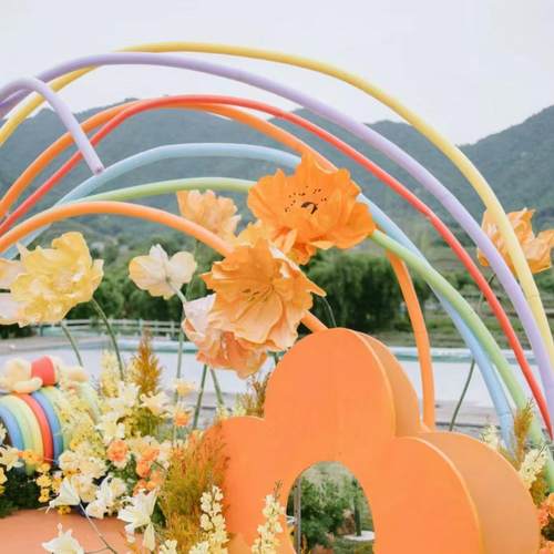 彩色珍珠棉管实心棒泡沫条