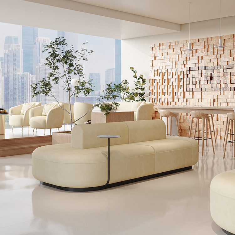 美容院服装店接待沙发双面卡座