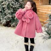 儿童冬装 女童超好看棉衣宝宝加厚保暖外套小女孩洋气韩系可爱上衣