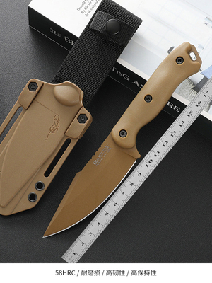 户外野营刀具一体龙骨