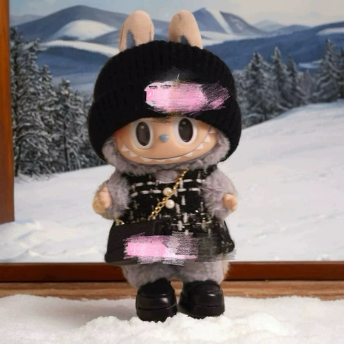 小香风娃衣挂件心动马卡龙拉布布盲盒衣服拉布布衣服