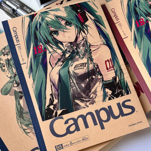 国誉B5复古初音未来记事本
