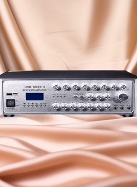 1000W1500w2000w8分区带蓝牙USB插口显示屏合并式定压功放