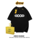 T恤高街男女宽松百搭纯棉情侣半袖 drew美式 潮牌GOOD字母短袖 tee