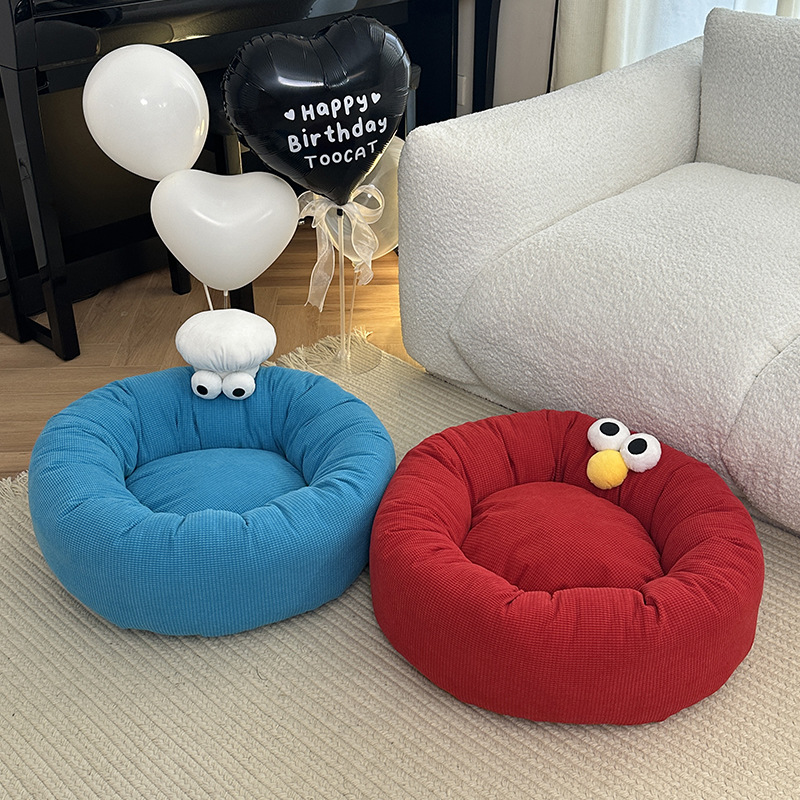 TOOCAT夏天舒适圆形猫窝可拆洗