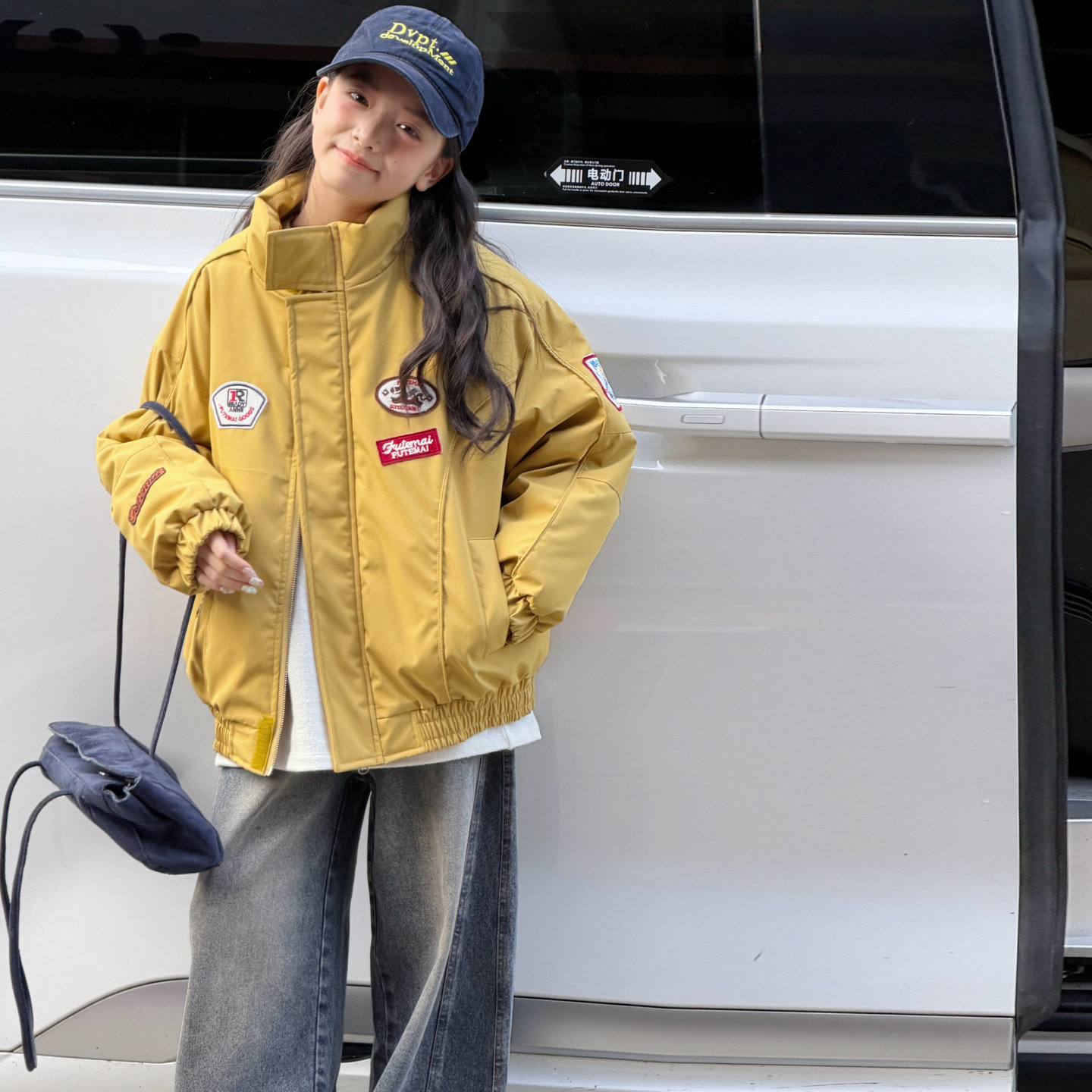 韩国女童棉服儿童洋气加厚巨好看秋冬装外套2026新款洋气夹克上衣
