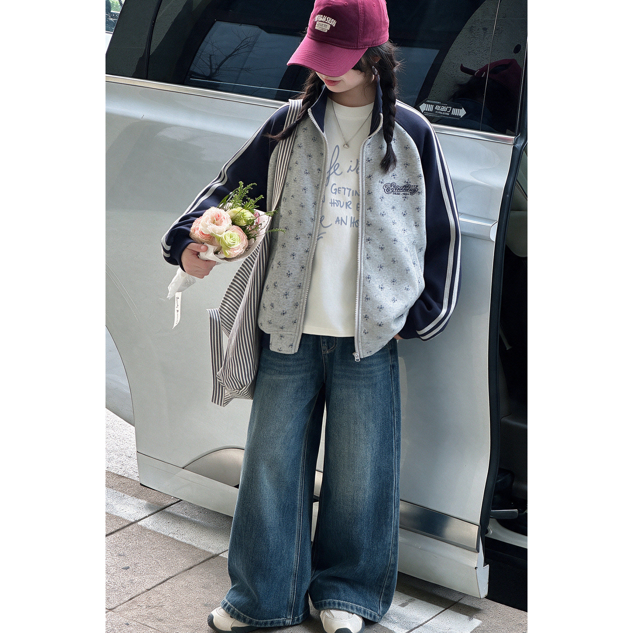 韩系女童外套2026秋季新款长袖上衣儿童春秋夹克开衫中大童棒球服