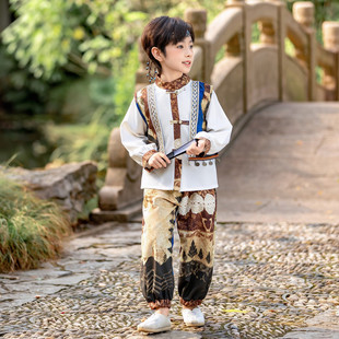 三月三新款儿童56个少数民族服装男女童傣族白族壮族幼儿园演出服