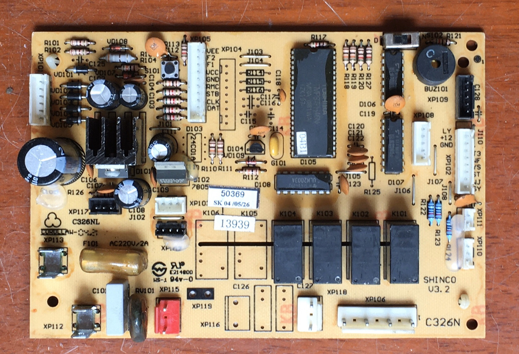 新科电脑板KFRd-50LWZ内机板 50369 SHINC0 V3.2 C326N C326NL属于什么档次？