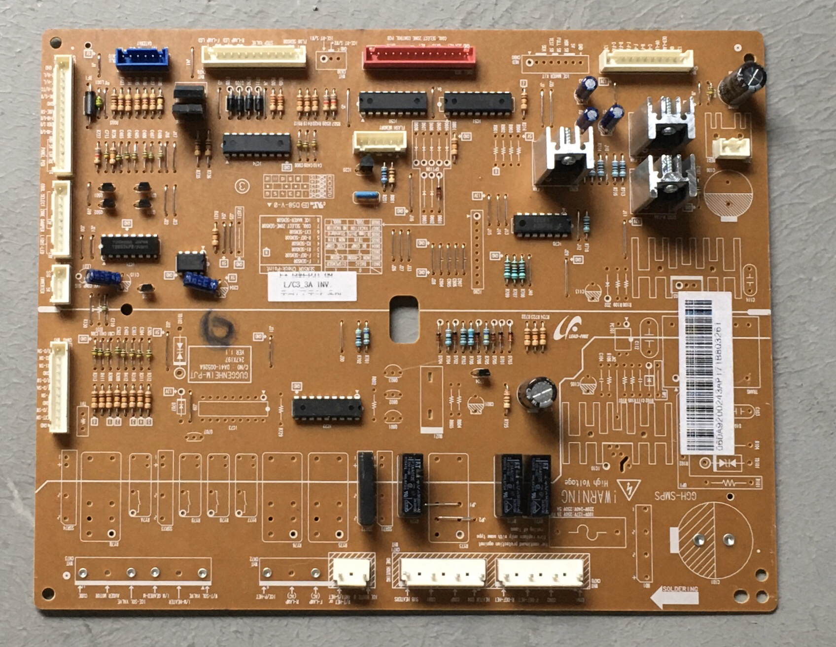 三星对开门冰箱电脑版DA41-00526A RSG5SLWJ 主板DA92-00243A