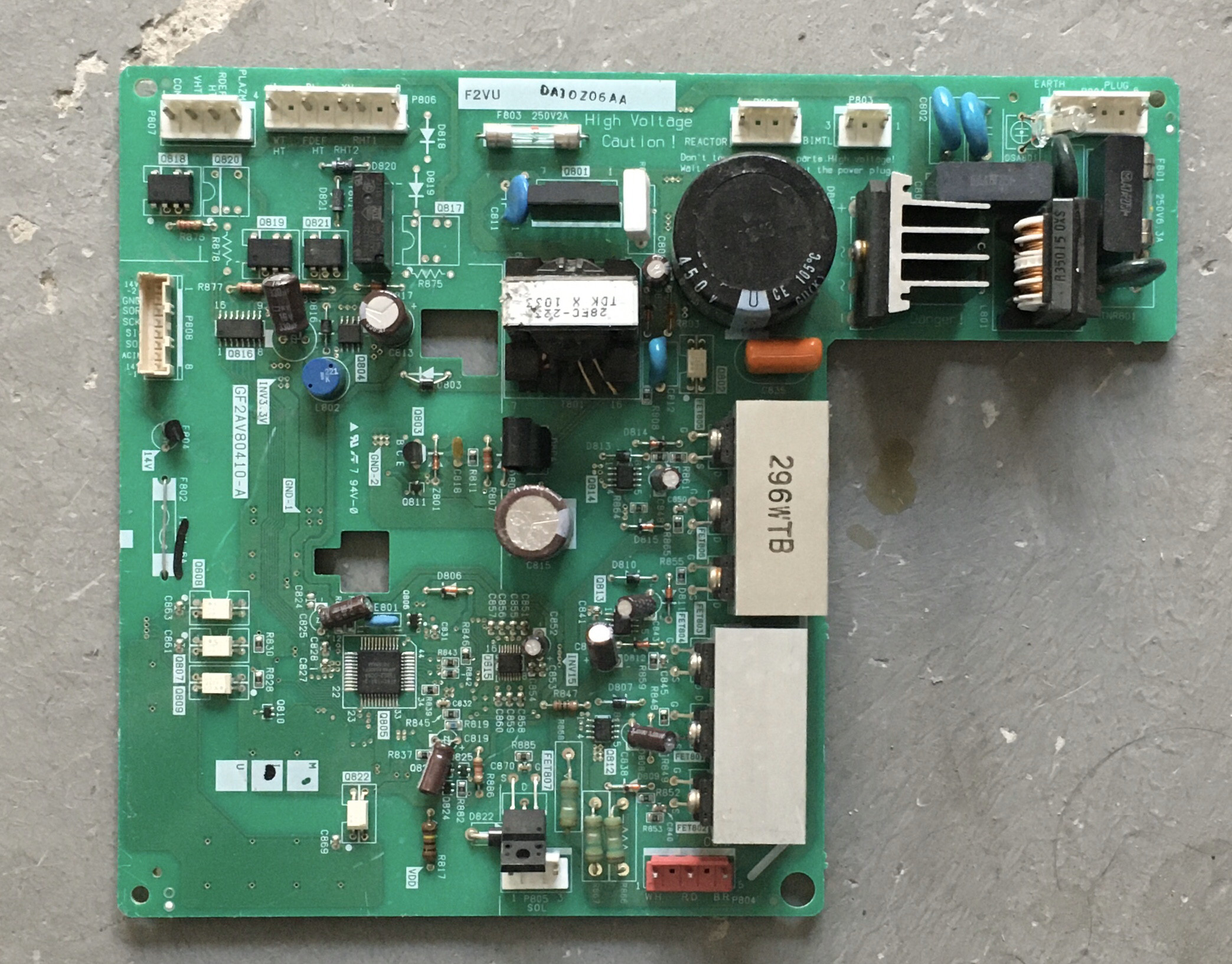 东芝变频冰箱bcd-296wtb主板 gf2av80410-a 电脑板 gf2av81510-a