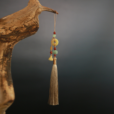 旗袍挂件压襟步腰佩流苏吊坠古风