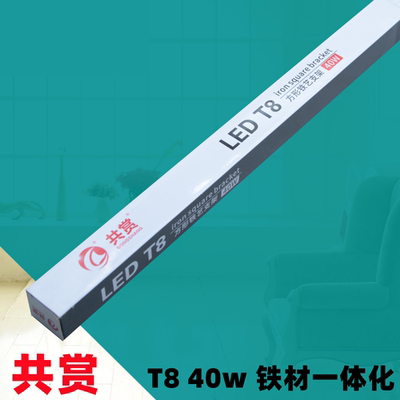共赏照明共赏T8方形一体化支架共赏铁材方形led共赏灯管共赏灯具1
