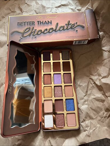 绝版正品too faced巧克力盘better than chocolate十八色眼影盘