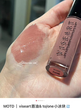 海淘美版viseart唇蜜肉桂奶茶色唇釉 灰粉色 带细闪 正装5.7ml