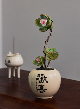 锦绣牡丹多肉植物盆栽老桩办公室绿植花卉阳台室内好养中式盆景
