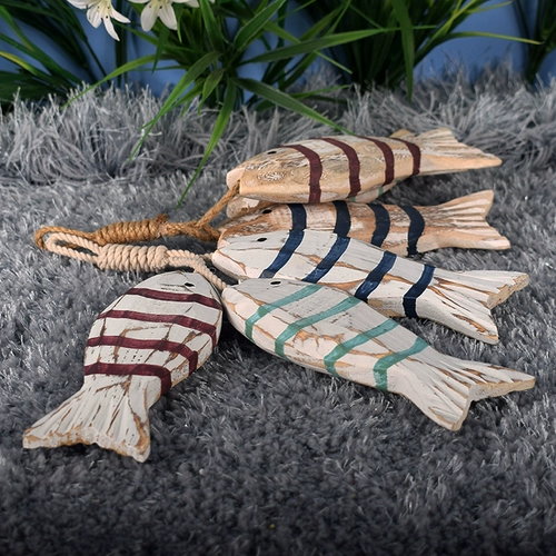 Морская резная настенная подвеска ручной работы, рыболовная сеть, декор