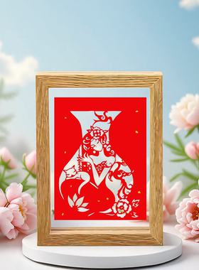 非遗剪纸妇女神节小众创意礼物