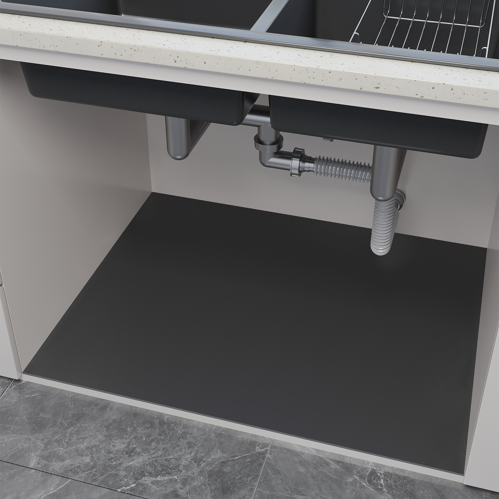 防水防污水槽垫加厚无胶防潮垫家用免洗厨房桌面可裁剪下水槽垫