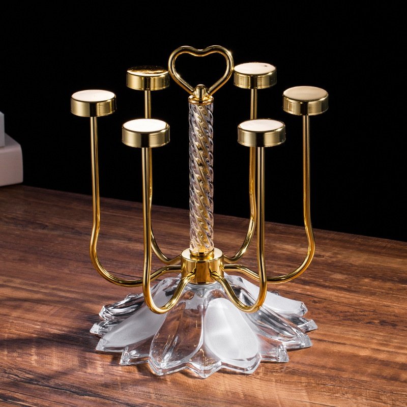 杯架子置物架创意家用客厅欧式玻璃杯托盘放水杯沥水收纳架倒挂架,餐饮具,酒架,淘宝优惠券,粉丝福利购,淘宝优惠卷