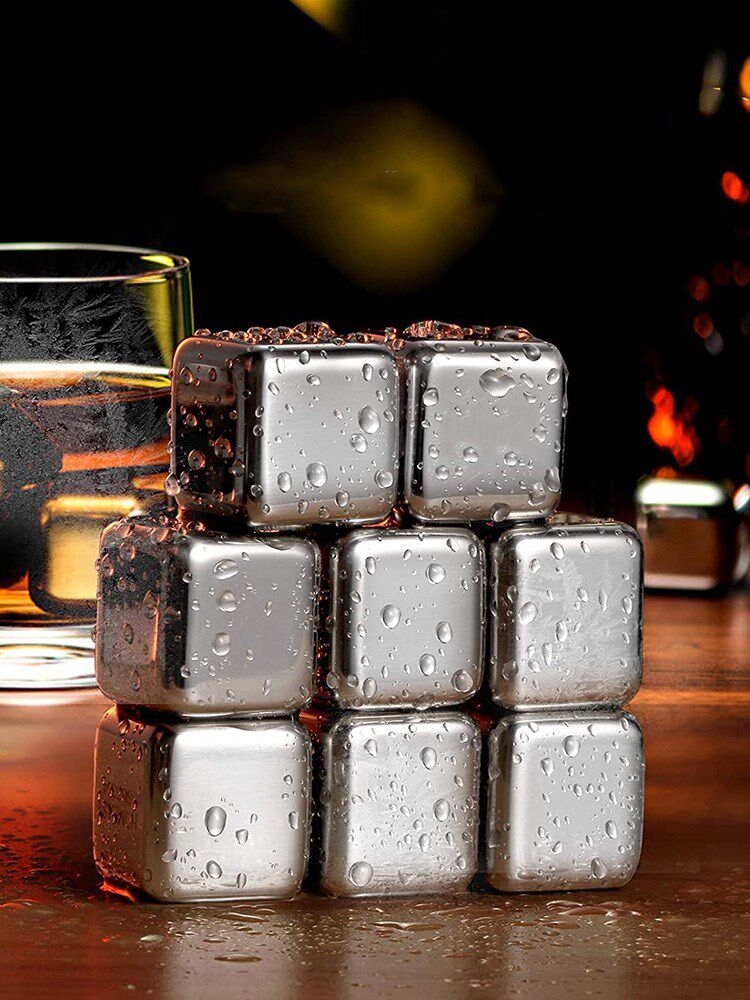 威士忌不锈钢冰石 冰块冷冻酒雪碧啤酒果汁家用酒吧