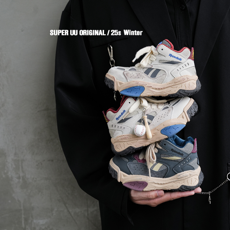 冬季加绒保暖儿童运动鞋