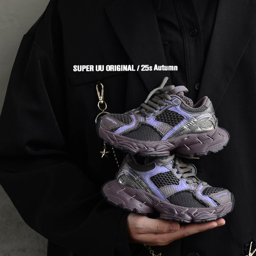 巴镓/韩版订书针儿童老爹鞋