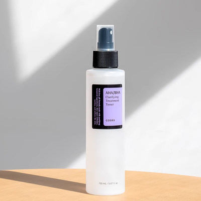 韩国cosrx aha bha clarifying toner油皮爽肤水水杨酸护肤水喷雾