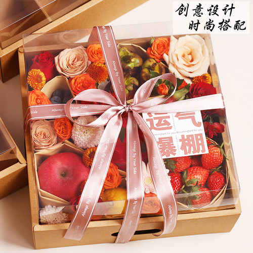 高档水果包装盒透明10斤装