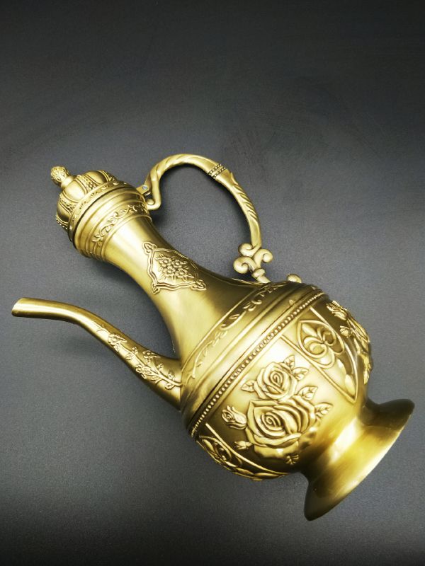 宋代点茶手执壶铜壶点茶用具点茶汤瓶宋代点茶茶具