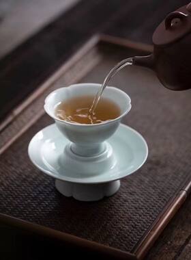 宋代点茶影青茶托