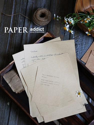 21DOES牛皮信封信纸ArtNouveau