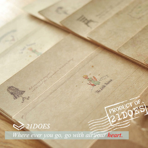 21does牛皮信封信纸a5森林告白