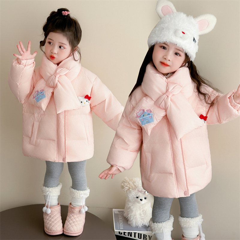 女童羽绒服女款儿童防寒服外套冬