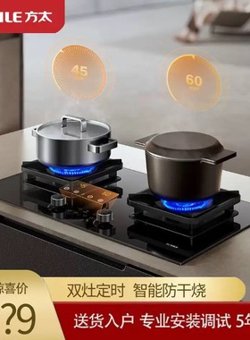 Fotile/方太 TK8B燃气灶家用煤气灶液化气天然气定时防干烧灶具