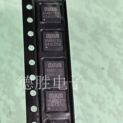 WM8978G WM8978GEFL/RV QFN24 扬声器驱动器 全新进口芯片现货