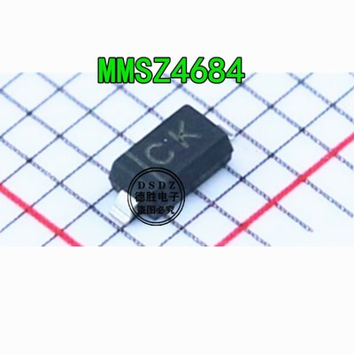 MMSZ4684T1G SOD-123 贴片丝印CK 3.3V 500MW 稳压二极管全新现货