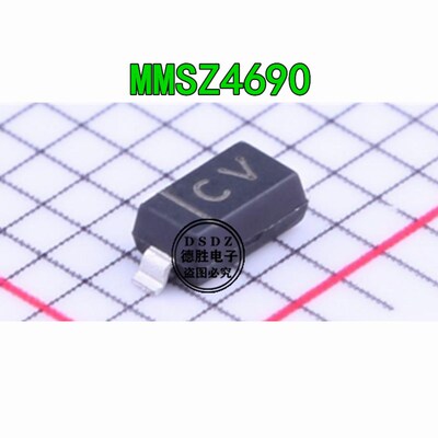 MMSZ4690T1G MMSZ4690 SOD-123 丝印CV 0.5W 5.6V 贴片稳压二极管