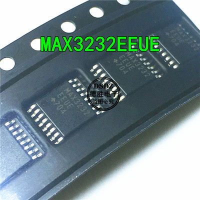 MAX3232EEUE MAX3232ECUE RS-232接口IC 收发器  TSSOP全新进口IC