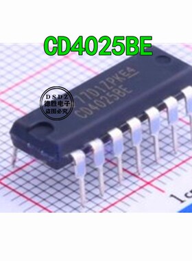 CD4025 CD4025BE CD4025BCN DIP14 显示器 计数器芯片