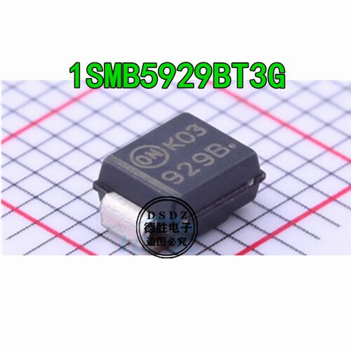 1SMB5929BT3G 丝印929B DO-214AA 3W 15V 贴片稳压二极管全新现货