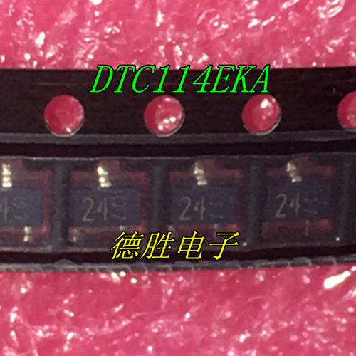 DTC114EKA DTC114 印字:24 SOT-23 全新现货